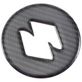 thumbnail image 2 of Real Carbon Fiber Steering Wheel Center Sticker Cover for Suzuki Jimny 2019 2020, 2 of 5