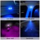 thumbnail image 5 of Muyoka 4 luces LED para interior de coche con 6 LED brillantes, luz de lectura nocturna, lámpara de ambiente de coche recargable por USB, luz de atracción de coche LED táctil para comprobar el estado Muyoka Hogar, 5 of 6