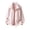Pink-RongHuan jacket for men, variant on RongHuan Men's Casual Jacket Fleece Zip Up Coats Outdoor Hiking Jackets Fashion Stand Collar Soft Warm Outerwear