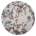 thumbnail image 4 of Rugsotic Carpets Hand Tufted Wool Eco-Friendly Area Rugs - 8'x8', Round, Beige, Modern Contemporary Design, High Pile Handmade Anti Skid Rugs for Living Room, Bed Room (K00671), 4 of 6