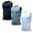 White+black+grey, variant on Evolv V Boost Men Shirt, 2026 Upgraded Compression Shirt Men, Feel the Power of Confidence, Energy & Strength, Sleeveless Shirt for Workout and Daily Wear