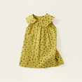 thumbnail image 4 of Little Cute Dresses For Girls Casual Dot Sleeveless Kids Comfortable Play Easy Wash Lightweight Breathable Graduation Dress For Girls Size 6-7T, 4 of 9