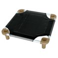 thumbnail image 3 of 4Legs4Pets C-BR2222GY 22 x 22 in. Unassembled Pet Cot - Burgundy with Gray Legs, 3 of 7