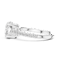thumbnail image 4 of Zuwelria 2.30 Carat Beautiful Round Cut | D/VVS1 Moissanite Diamond Engagement Ring - Bridal Ring - Promise Ring | 18K White Gold Over Sterling Silver | D/VVS1 Size 5, 4 of 8