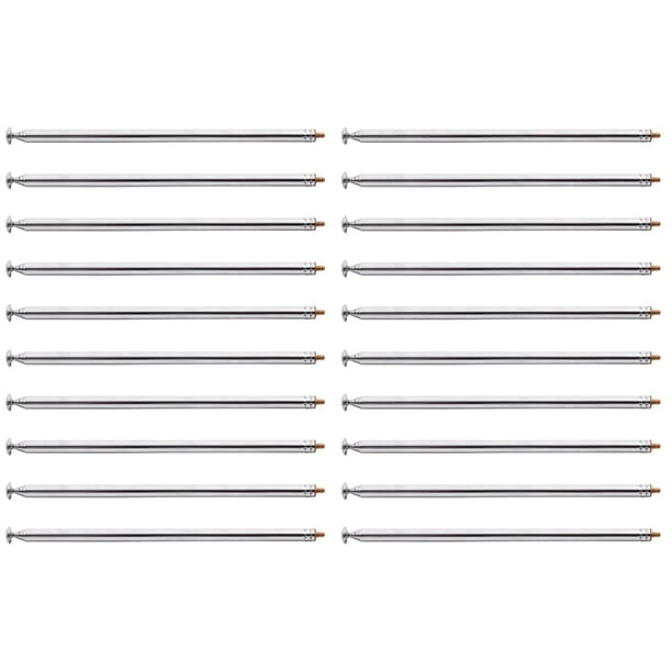 20PC 98cm 38.5 Pulgada 7 Secciones Reemplazo de Antena Telescopica para FM Radio TV