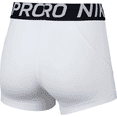 thumbnail image 2 of Nike Women's Pro 3" Training Short (White/Black/Black, Large), 2 of 2