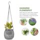 thumbnail image 3 of Raindrops Maceta Colgante De Plástico Con Automático Para Plantas Interior Y Exterior, 3 of 6