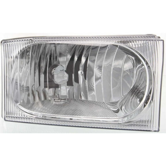 KarParts360 For Ford Excursion Headlight Assembly 2003 2004 Passenger Side | w/ Bulbs | FO2503183