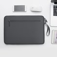thumbnail image 6 of Laptop Bag for 14.1-15.4 Inch Laptop and Tablet, Universal Double-Layer Storage Compartment, Shockproof Waterproof Computer Case with Soft Protective Lining, 6 of 9