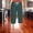 Green, variant on WWV Mens Capri Pants Mens Cropped Pants Drawstring Elastic Waist Straight Leg Trousers Solid Color Leisure Loose Vacation Pants Army Green L