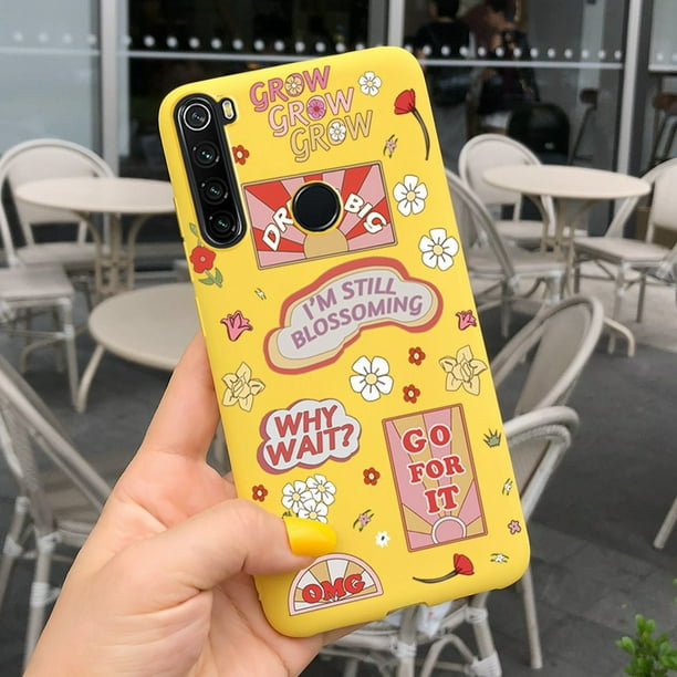 Funda De silicón mate Para Xiaomi Redmi Note 8/ Note 8t/ Redmi Note 8 Pro phone case