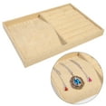 thumbnail image 2 of Stackable Jewelry Trays for Drawer Stores Showcase Gift Dual storage organizer plate home Use, 2 of 8