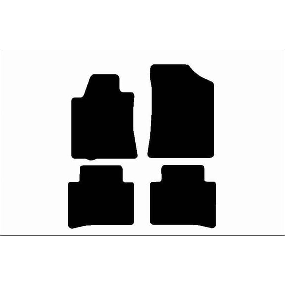 Auto Mats and Accessories Custom Fit Carpet Floor Mats Compatible with 2009-2015 Nissan Maxima – 4-Piece Set (Black), Made in USA