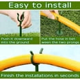 thumbnail image 4 of Garden Hose Guide Stakes Set of 40 - Heavy Duty 3/4” Hose Holder Spike for Lawn & Plant Saver, Yard Soaker Support, Durable Kink-Free Watering (Fit 3/4”Hoses), 4 of 8