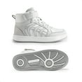 thumbnail image 4 of BURUDANI Boys Girls High-Top Court Kicks Kids LilLegends JuniorFly Jumpers Athletic Shoes for School Gym & Game Time, 4 of 6