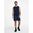 thumbnail image 2 of Athletic Works Men's and Big Men's Mesh Shorts, 7" Inseam, Sizes S-5XL, 2 of 5