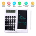 thumbnail image 3 of Foldable Calculator & 6 Inch LCD Writing Tablet Digital Drawing Pad 12 Digits Display with Stylus Pen Erase Button for Children Adults Home Office School Use, 3 of 7