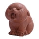 thumbnail image 3 of Estatua de mascota de té, regalo, escultura decorativa coleccionable, pequeña figura en miniatura rojo, 3 of 9