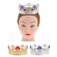 thumbnail image 5 of Tiara de Rhinestone Princesa Nupcial Decoración Bricolaje Coser de utilizar Oro, 5 of 9