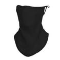 thumbnail image 4 of BYHONG Sun Protective Scarf with Ear Loops UPF 50+ Full Face Cover Lightweight Breathable for Driving Summer Outdoor Use Black One Size, 4 of 4