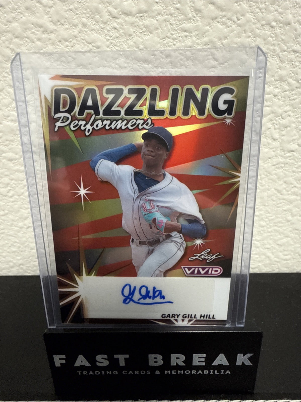 2024 Leaf Vivid Gary Gill Hill #DP-GGH Dazzling Performers Prismatic ...