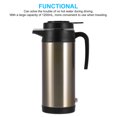 thumbnail image 3 of Hervidor Eléctrico Universal Para Coche, Botella De Agua Caliente De 1200Ml, Tetera Inalámbrica De Calefacción Redonda, Taza De Café De Viaje Portátil Yuarrent VI009294-01, 3 of 7