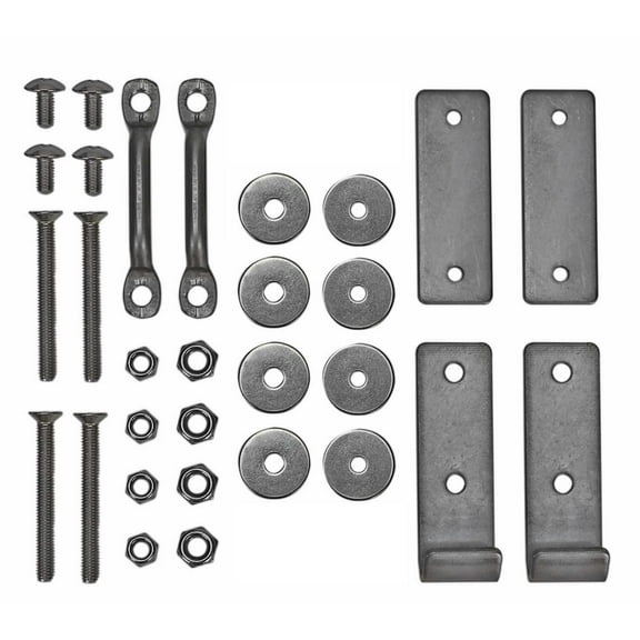 Extreme Max 3005.4089H J-Hooks & Footman Loops for Compact Folding Pontoon Ladder (3005.4089) - Pair