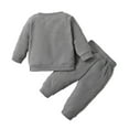 thumbnail image 3 of BULLPIANO 0-24M Toddler Baby Girl Clothes Long Sleeve Pullover Sweatshirt Pants Clothes Set Infant Fall Winter Outfit, 3 of 9