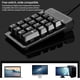 thumbnail image 2 of Methold Teclado numérico con cable, 19 teclas, Mini teclados mecánicos, teclado Digital de 2,4G, teclado numérico portátil recargable para ordenador Juegos de teclado y mouse para computadora, 2 of 6