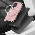 thumbnail image 2 of Designed for Samsung Galaxy S24 Ultra - Compatible with MagSafe Support Wireless Charging Rugged Shockproof Anti-Slip Military Grade Protective Phone Cover for Samsung Galaxy S24 Ultra, Rosegold, 2 of 7