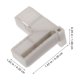 thumbnail image 2 of unbranded 4Ud Soportes De Para Muebles En Plástico Gris Para Refuerzo De Gabinetes Y Estantes, 2 of 7