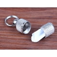 thumbnail image 4 of Agiferg Étiquette d'Adresse pour Chien Chat Tube de Rangement Carte d'Identification Argent, 4 of 5