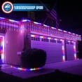 thumbnail image 5 of Russell Decor American Flag Patriotic Curtain lights Decoration Independence Day July 4th with Controller (Red White Blue. 15' x 2'), 5 of 9