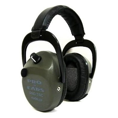 Pro Ears Pro Tac SC Gold Low Profile Low Weight NRR 25 Hearing Protectors, Green