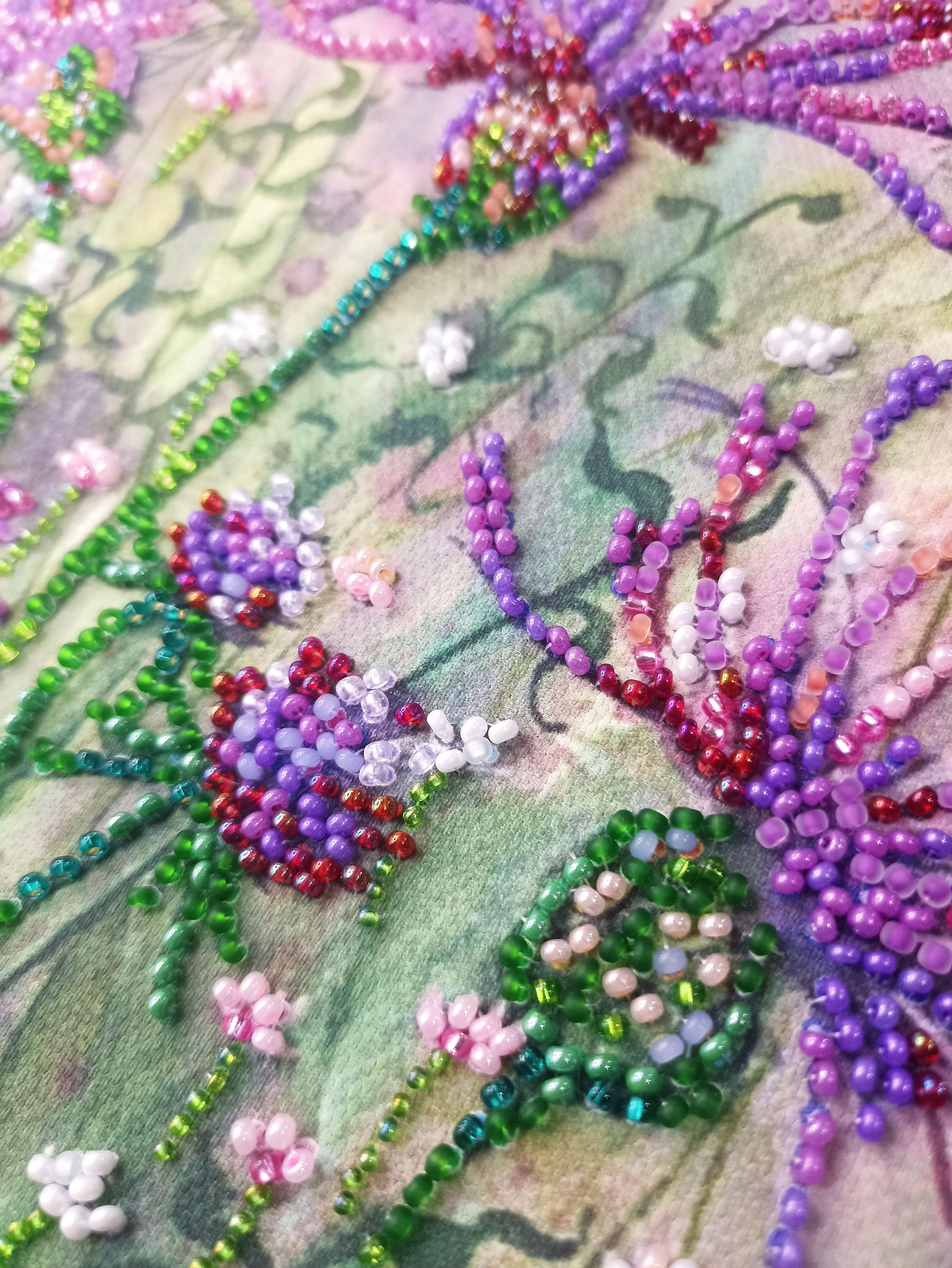 Abris Art Cornflowers in the Field Beaded Embroidery Kit