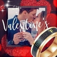 thumbnail image 2 of Valentines Day Gifts for Him Rings for Men Titanium Steel Temperature Ring Body Temperature Smart Temperature Change Color Titanium Steel Display Ring Clearance Birthday Gifts for Men, 2 of 9