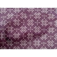 thumbnail image 5 of oneOone Cotton Poplin Dark Magenta Fabric Block Quilting Supplies Print Sewing Fabric By The Yard 42 Inch Wide, 5 of 6