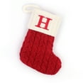 thumbnail image 1 of TETOU Christmas Stocking with Red Letter for Xmas Gift Bags Pendant Christmas Tree Decor H, 1 of 6