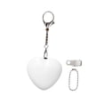 thumbnail image 3 of Bolso de mano con clip y gancho, ligero, compacto, mini lámpara táctil para mochila. Corazón blanco, 3 of 8