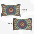 thumbnail image 4 of EasygdpRound Mandala Polyester Fiber Double-Sided Pillowcase,Super Soft,Comfortable And Luxurious Pillowcase,Not Easy To Break Or Deform- 20"X30", 4 of 9