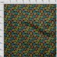 thumbnail image 4 of oneOone Cotton Cambric Pear Green Fabric Abstracts Sewing Craft Projects Fabric Prints By Yard 42 Inch Wide, 4 of 5