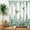 Green, variant on MIZHONA Spring Floral and Birds Shower Curtain Hummingbird with Flower Fabric Waterproof Bathroom Curtain 72"W x 72"L