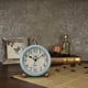 thumbnail image 2 of Table Clock, Vintage Non-ticking Table Desk Alarm Clock Battery Operated With Quartz Movement Hd Glass For Bedroom Living Room Kids (arabic) A, 2 of 4