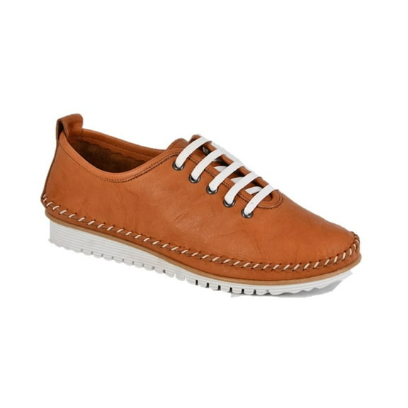 Mod Comfys Womens Flexi Softie Leather Sneakers