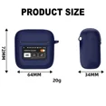 thumbnail image 5 of Silicone Headphone Cover For JBL Tour Pro 2 Wireless Earbuds Case Shockproof Bluetooth Earphone Protector Soft Headset Shell, 5 of 21