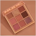 thumbnail image 4 of Paleta de sombras de ojos de 9 colores Neutra con brillo mate maquillaje de ojos de bronce natural altamente pigmentado sombra de ojos ahumada profesional #01, 4 of 5