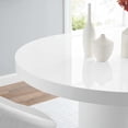 thumbnail image 5 of Gratify 60" Round Dining Table-EEI-4910-WHI, 5 of 7