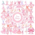 thumbnail image 3 of 35pcs-50pcs Elegant Stickers Stationery Stickers Pink Dance Kids Stickers for Laptops Suitcases Phones, 3 of 9