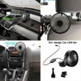 thumbnail image 2 of Suction Cup 3 Speed Personal Fan for Home Car Truck Office USB Car Fans, 2 of 5