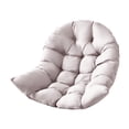 thumbnail image 1 of Silla colgante con forma de huevo con cojín grueso Diseño transpirable Gris claro Sunnimix Cojín del asiento, 1 of 8